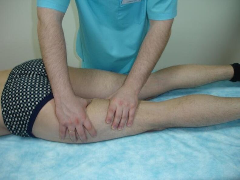 massage voor spataderen op de benen bij mannen
